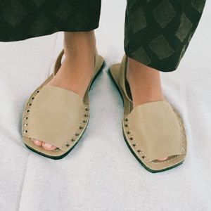 Zara RIA collaboration Leather sandals Spain artisan made, limited editi…